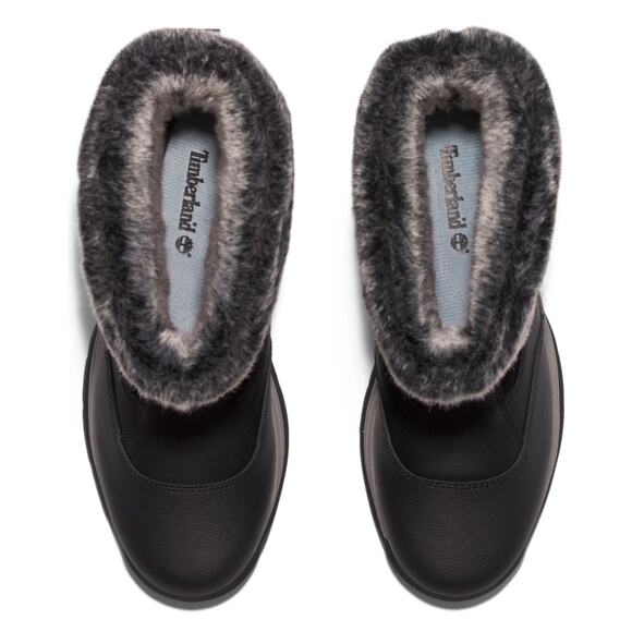 TIMBERLAND WOMEN'S 9 WHITE LEDGE MID PULL WATERPROOF JET BLACK NUBUCK NIB - Picture 7 of 9